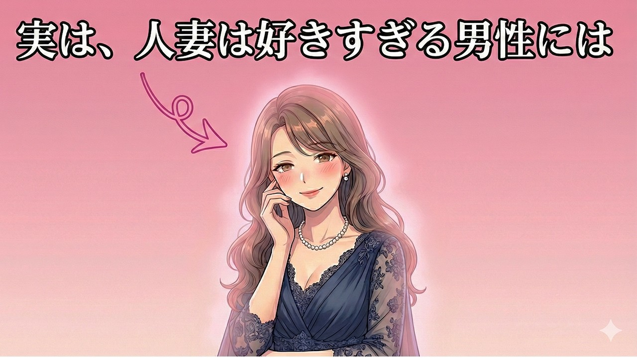 【知らないと後悔…】実は人妻は好きすぎる男性には〇〇します７選