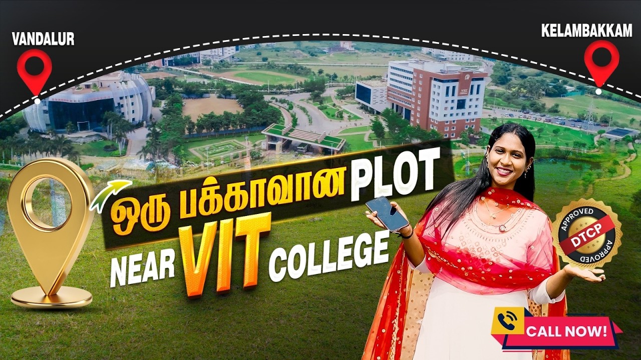 OMR-Direct Owner Property😎Vandalur to kelambakkam😍🏣Near VIT College🤷‍♂️Low Price Plots👌#kelambakkam