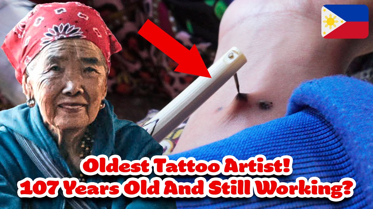 Still Working At 107 Years Old! Apo Whang-od, My First Ever Tattoo! Philippines Travel Vlog 🇵🇭