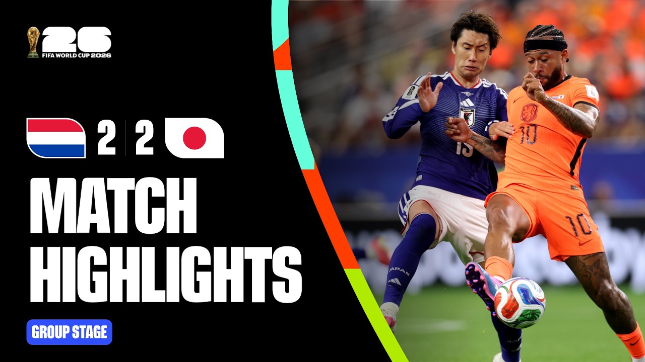 Highlights | Netherlands 2-2 Japan | FIFA World Cup 2026&trade;