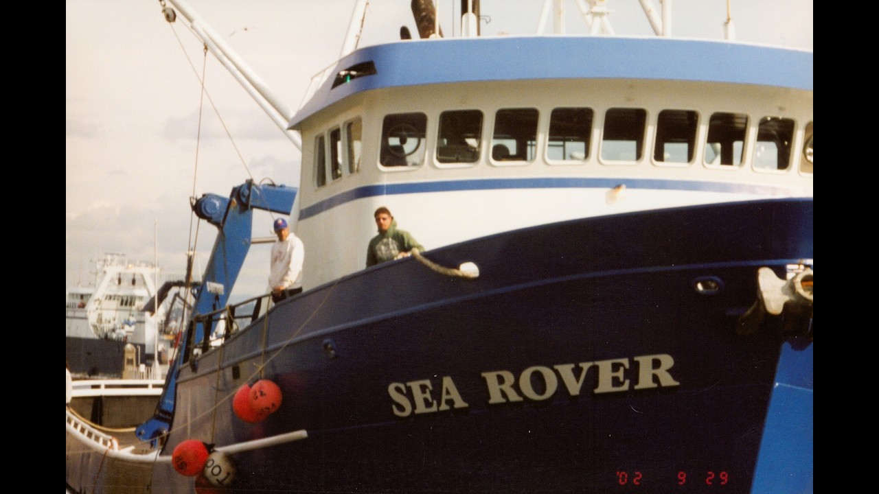 Hauling and setting gear for the snow crab season. The glory days on the F/V Sea Rover.