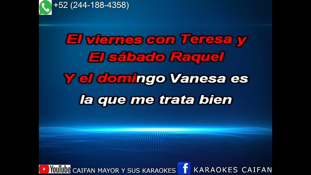 Mi Banda El Mexicano  - Feliz Feliz  karaoke