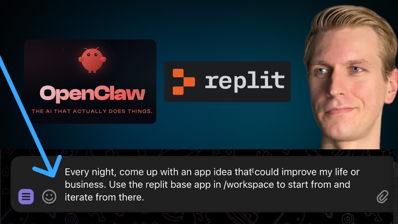 Этот рабочий процесс Replit + OpenClaw позволяет ПРОАКТИВНО создавать приложения, пока вы спите.