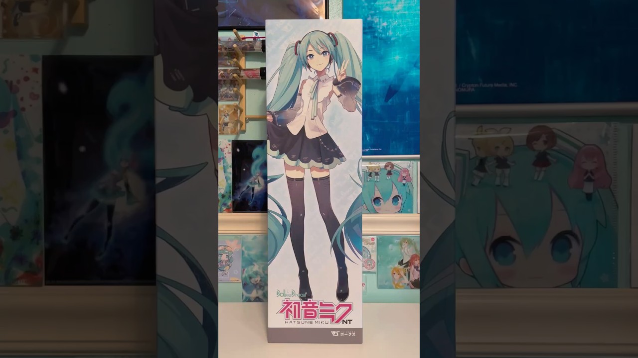 Dollfie Dream Miku NT Unboxing 🩵#hatsunemiku #miku #mikudoll #dollfiedream #yt #ytshorts #shorts