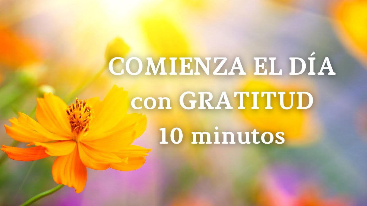 🌸 Meditación Guiada para EMPEZAR el DÍA || 10 minutos de GRATITUD 🌸