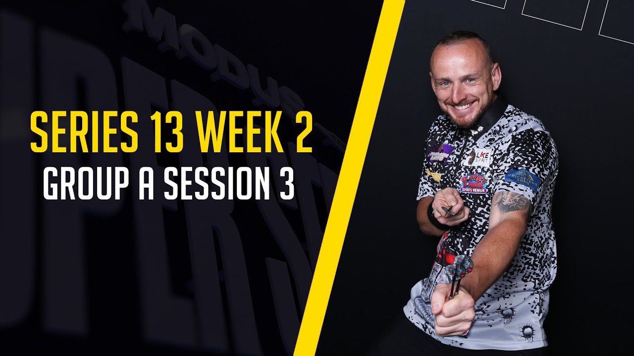 WILL THE GUN FIRE IT'S WAY INTO FINALS NIGHT? 🔫 | Live Darts |  Series 13 Week 1 | Group A Session 3