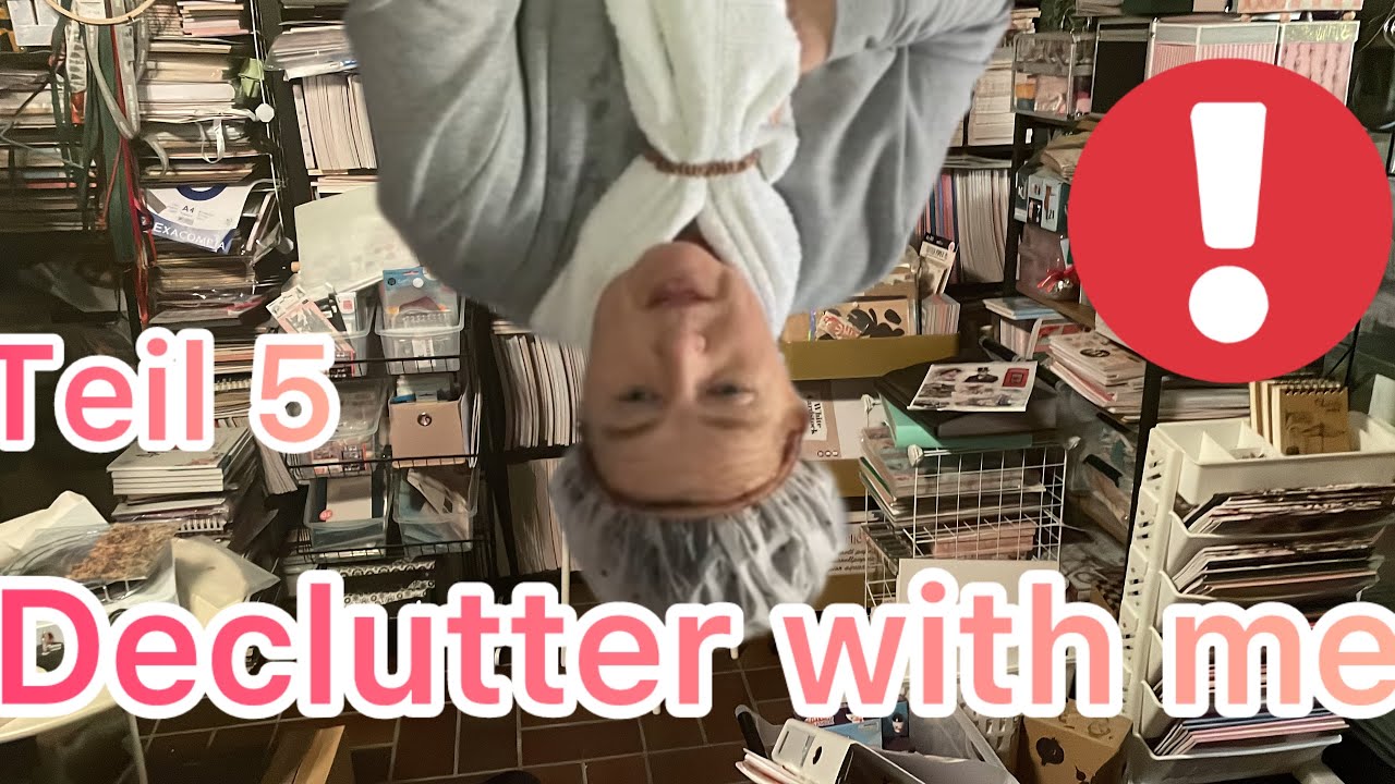 Declutter with me ❤️ Bastelzimmer aufräumen 🤩 Action Schätze 😳 ungeschminkte Wahrheit 😳😳 Teil 5