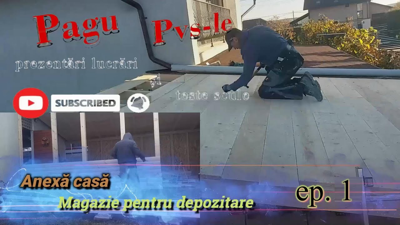 Magazie pt. depozitare! Ep. 1 - Montare stalpi si grinzi!