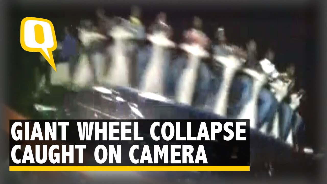 The Quint: Giant Wheel Collapse in Chennai Amusement Park Caught on Camera