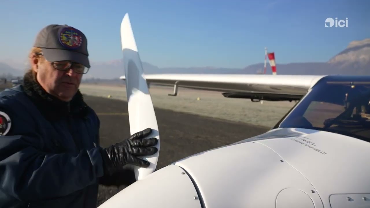 Avion électrique au Versoud, pour una aviation de loisirs plus apaisée [ France 3 Alpes ]