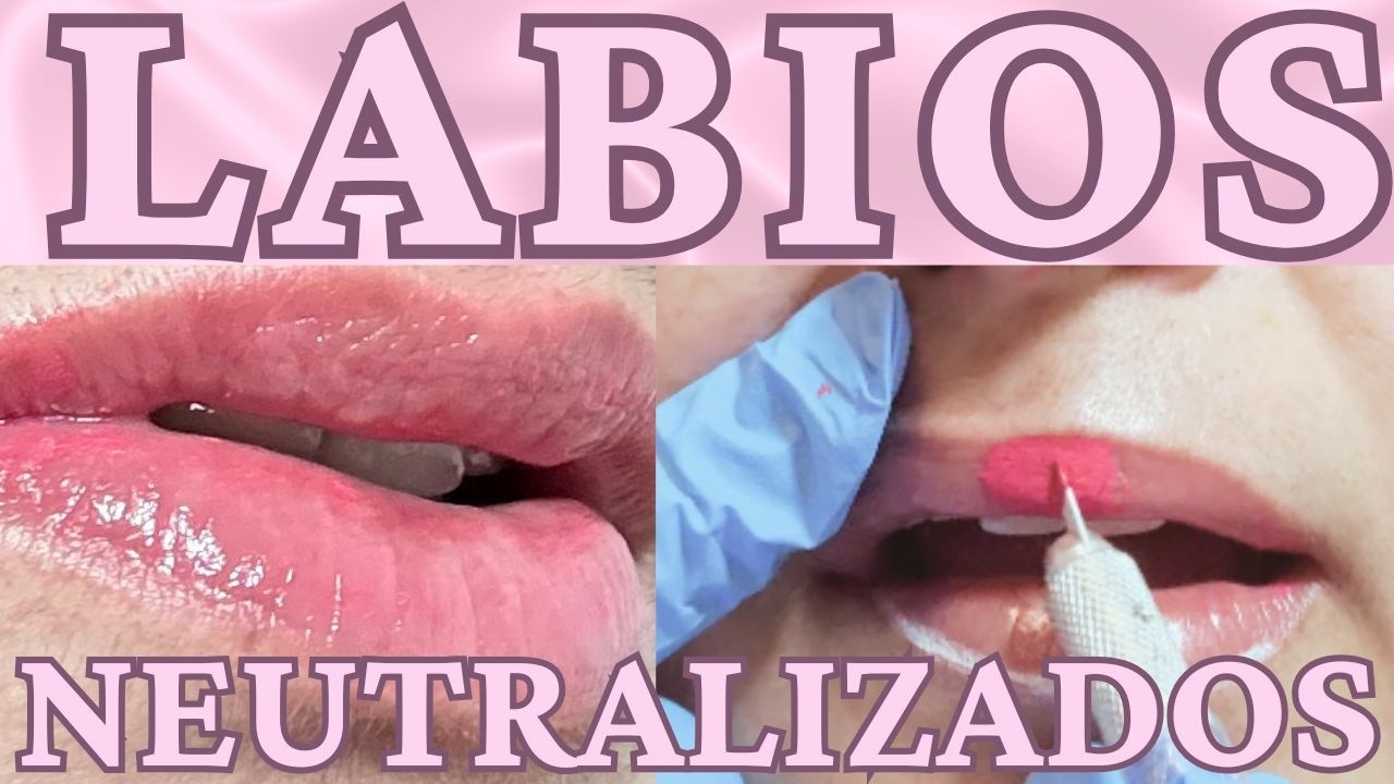 Labios rozagantes: Técnica Superficial con Puntillismo | No Sustituye la Micropigmentación