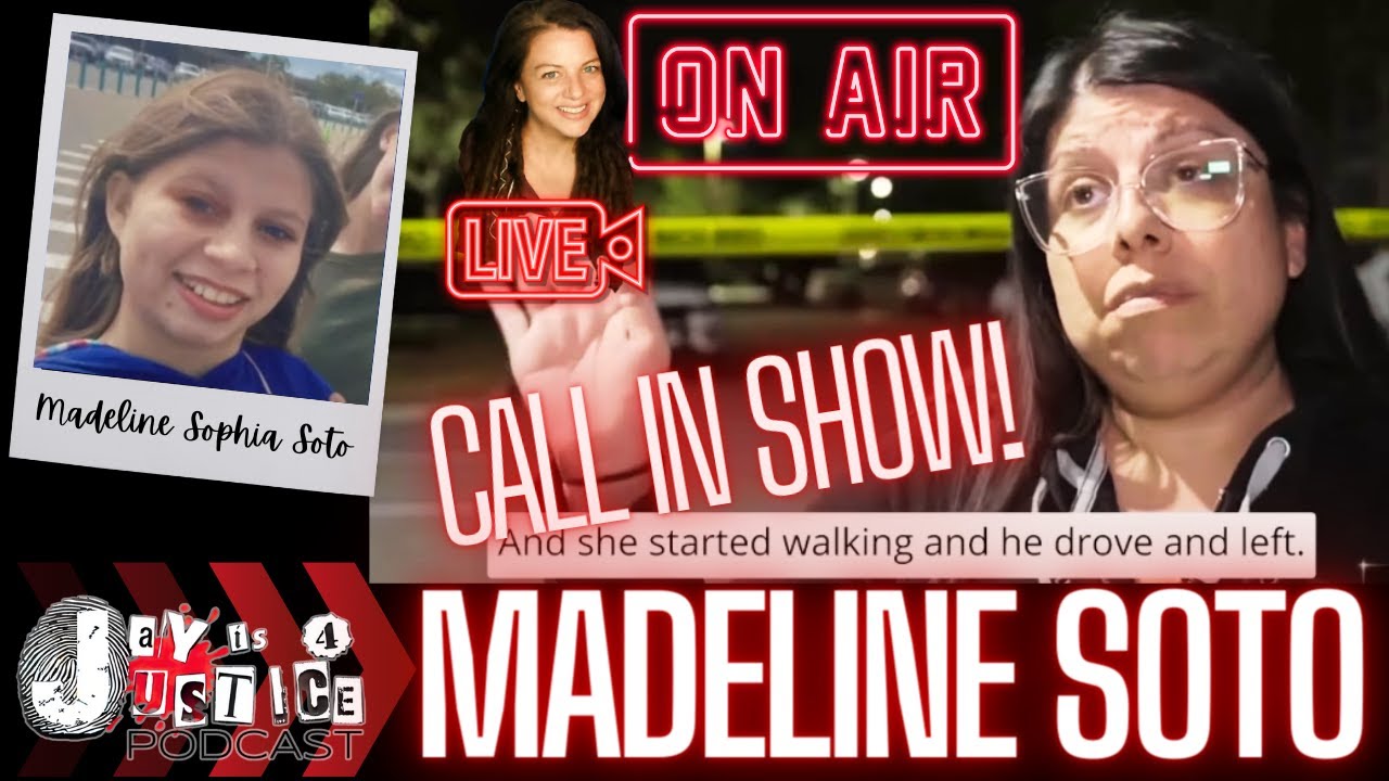 Stephan Sterns New Charges! Madeline Soto Case Discussion! Live Call In Show!
