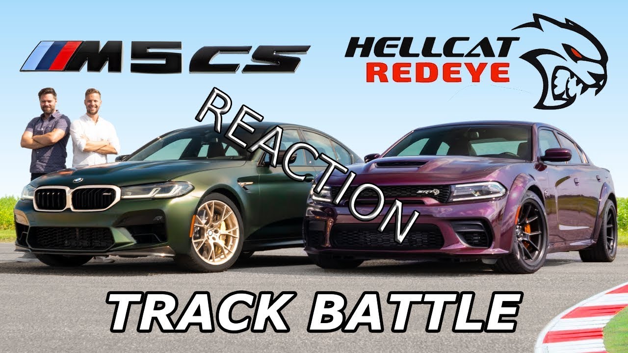 2022 BMW M5 CS vs Hellcat Redeye Reaction (For People Who Like Cars)