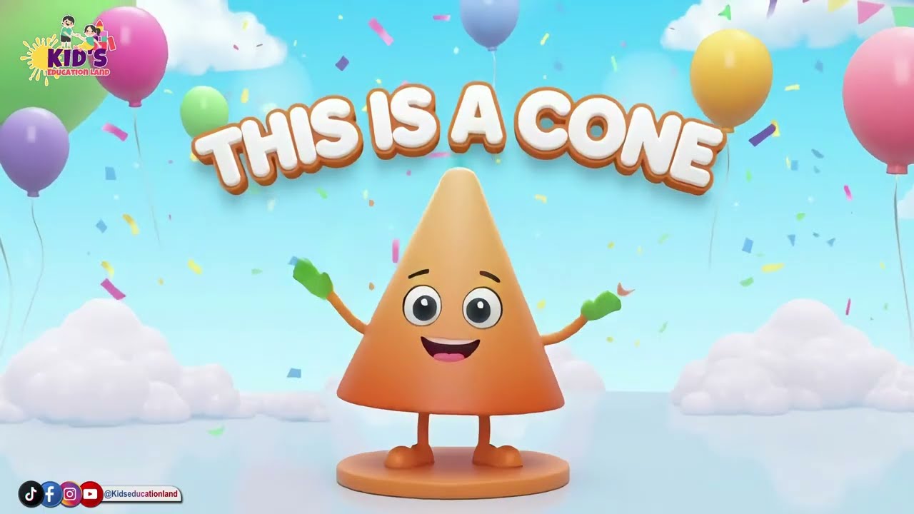 Learn Shapes Song for kids & Toddlers | Shapes Learning Video | Nursery Rhymes #kidseducationland