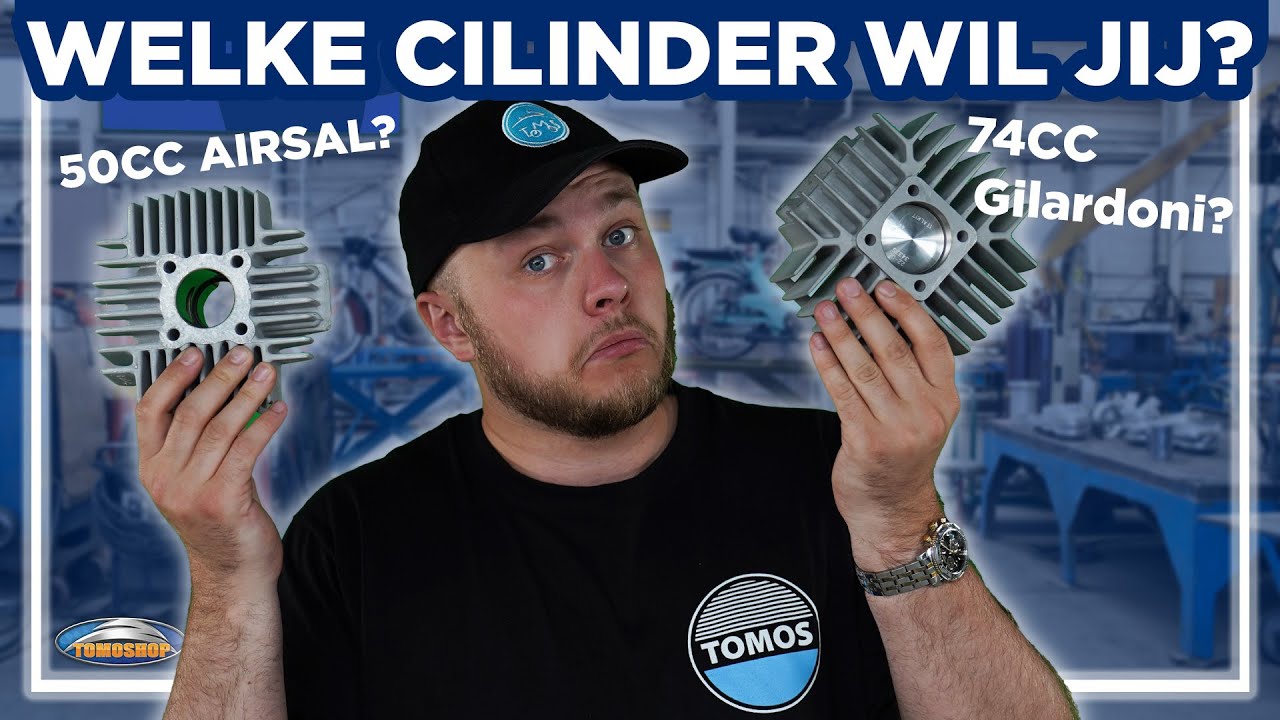 Tomos van 50cc tot 74cc Airsal of Gilardoni: Cilinder opvoeren!
