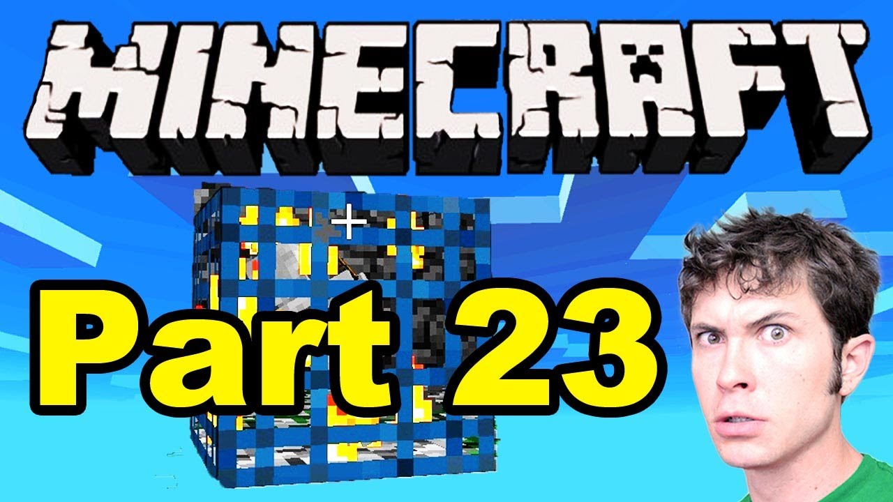 MINECRAFT - SKELETON SPAWN CAGE - Part 23