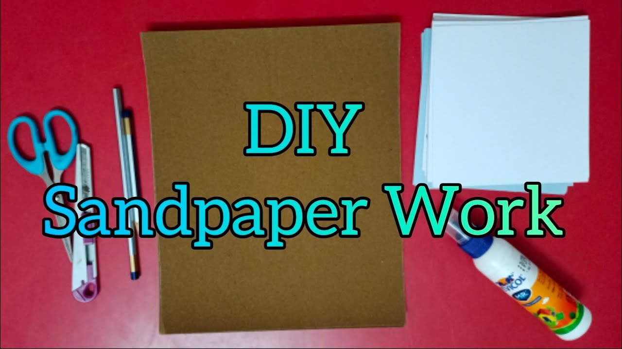 DIY Sandpaper Work | Montessori material | IMTI Salem