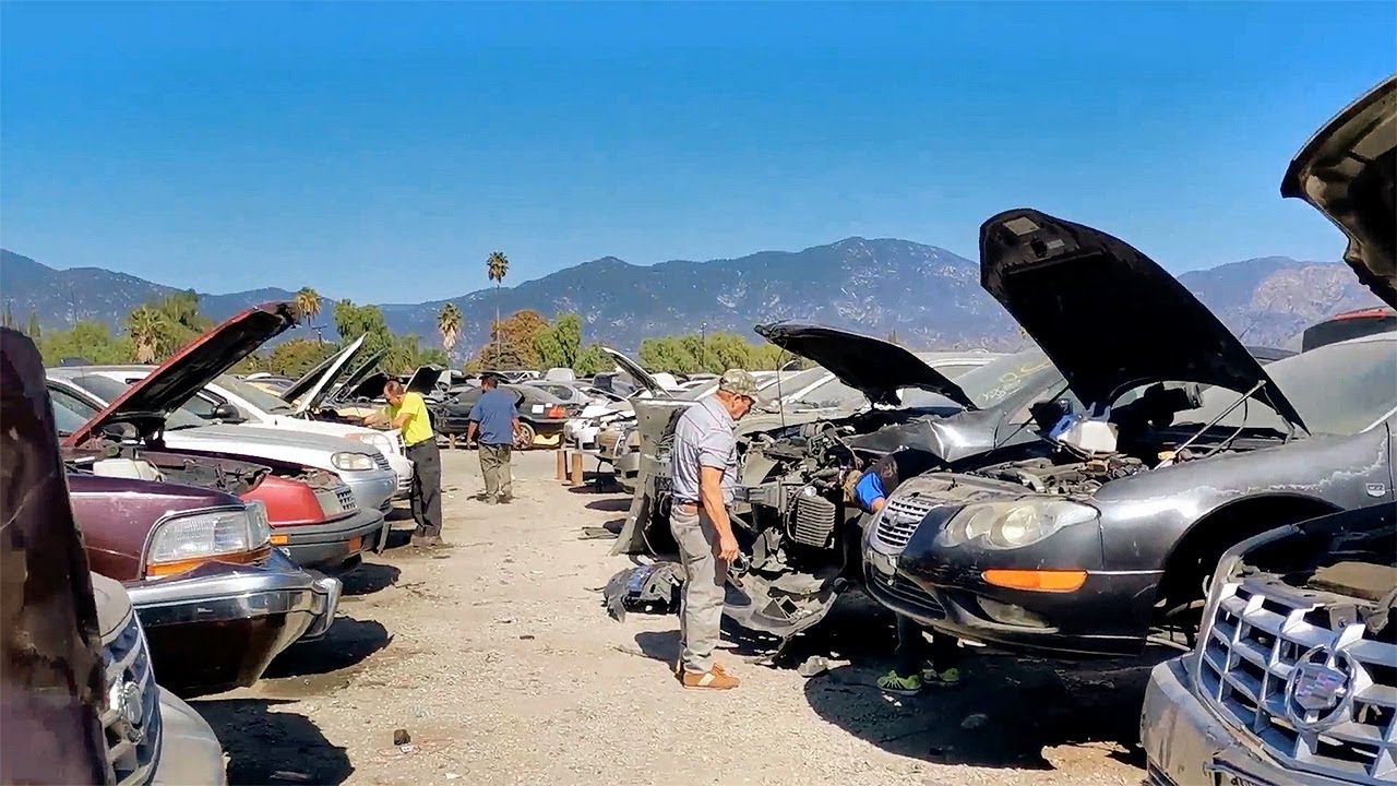 【汽车人Vlog】探秘洛杉矶（Los Angeles）拆车厂