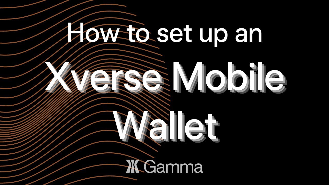 How to set up an Xverse mobile wallet