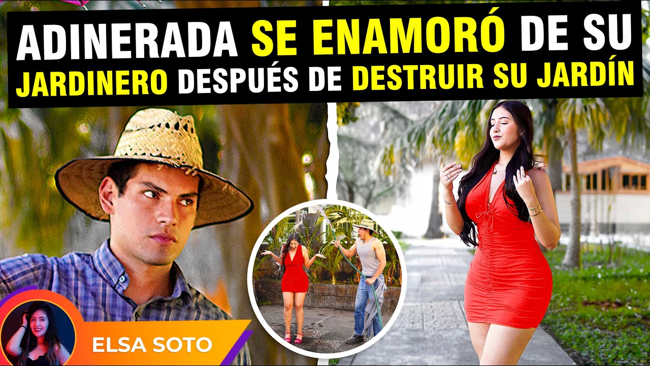 Adinerada se enamoró de su jardinero después de destruir su jardín.