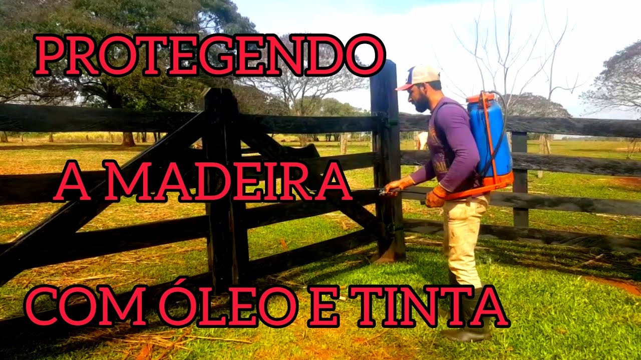 Como proteger a madeira com tinta óleo queimado
