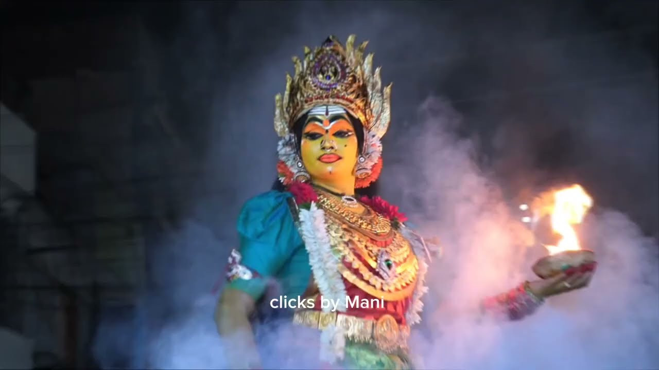 తెనాలిలో అమ్మవారిని కన్నులకు కట్టినట్టుగా చూపించిన నాట్య మయూరి సంజన#sivarathri#2025#sanjana #tenali