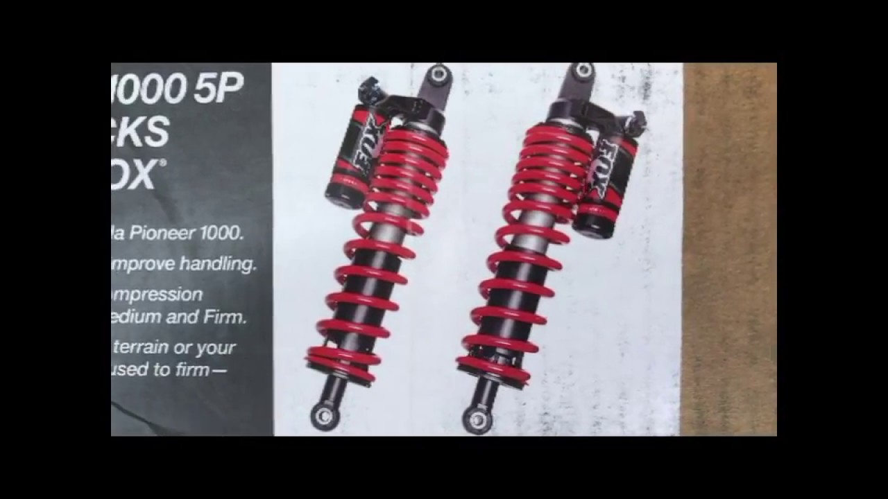 honda pioneer 1000 rear fox shocks