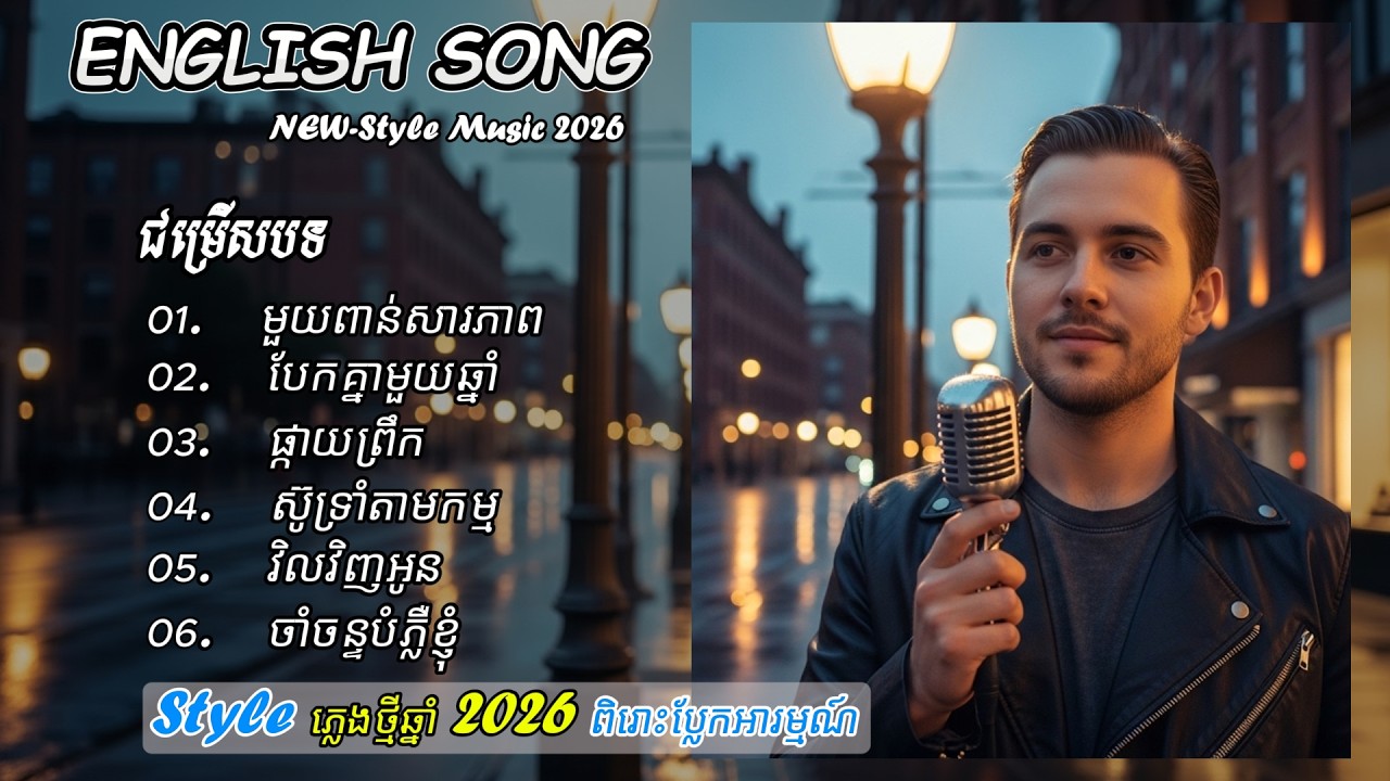 មួយពាន់សារភាព - 6 Songs English Cover 2026 | Romantic Khmer Songs - Original Sin Sisamouth