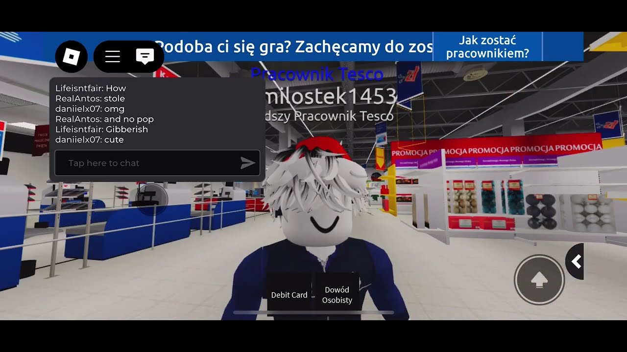 Tesco Kalisz Roblox tour (gibberish language here…)