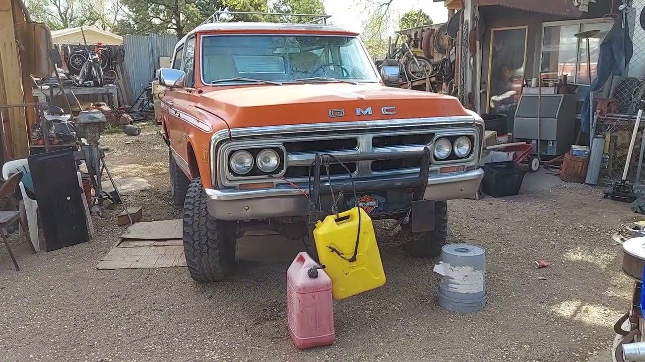 1971 GMC Jimmy - First start in over 10 years