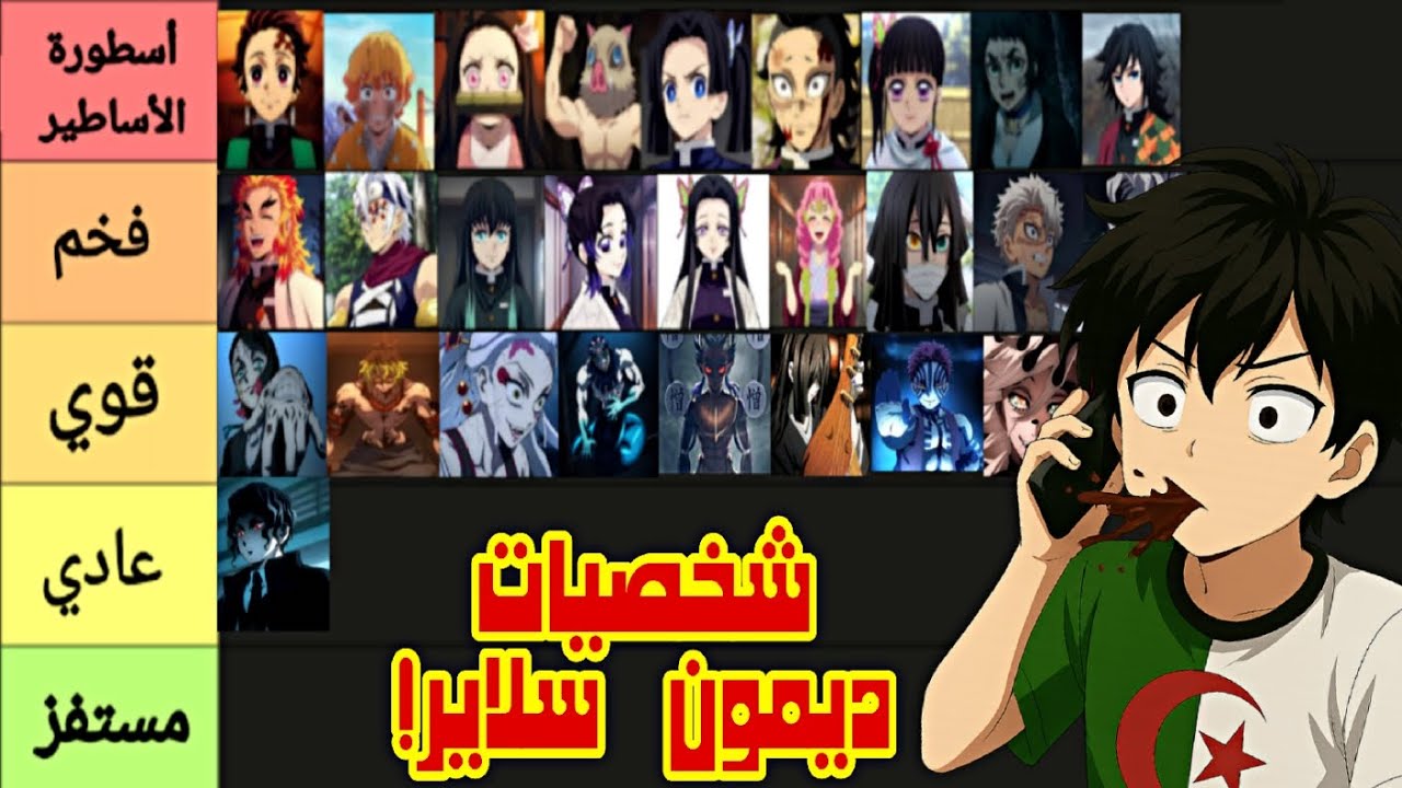 رأي عن كل شخصية في قاتل الشياطين! | demon slayer 