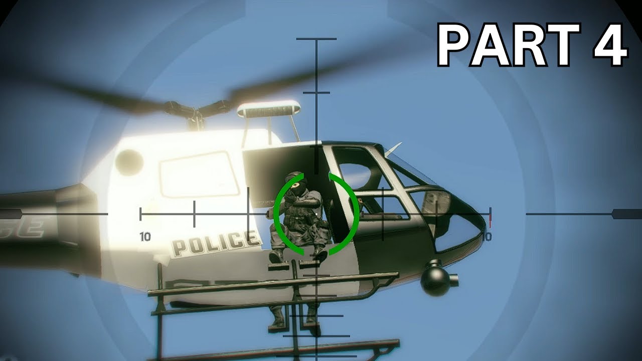 GTA 5 Shooting Sniper Police Helicopter | Gameplay 2023 Pt 4