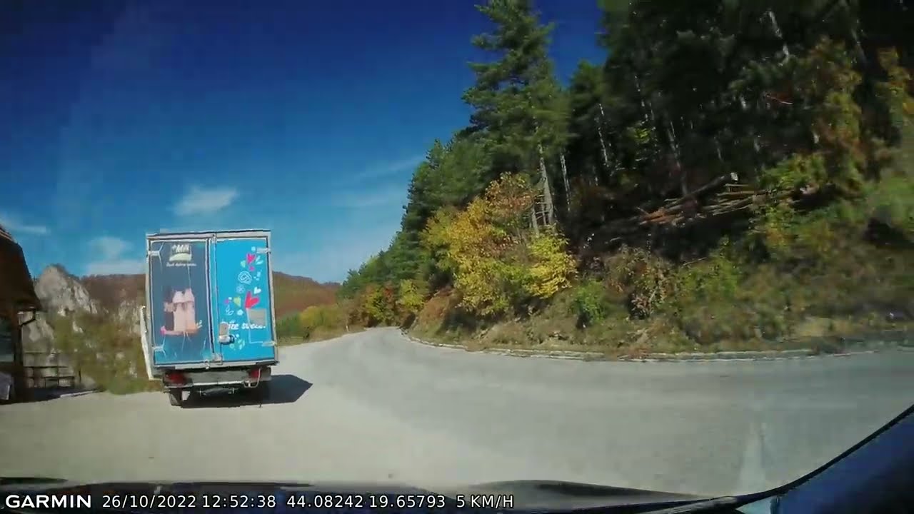DRIVE #2112: Bajina Ba&scaron;ta-Valjevo (Serbia) (timelapse 4x) *Read Description*