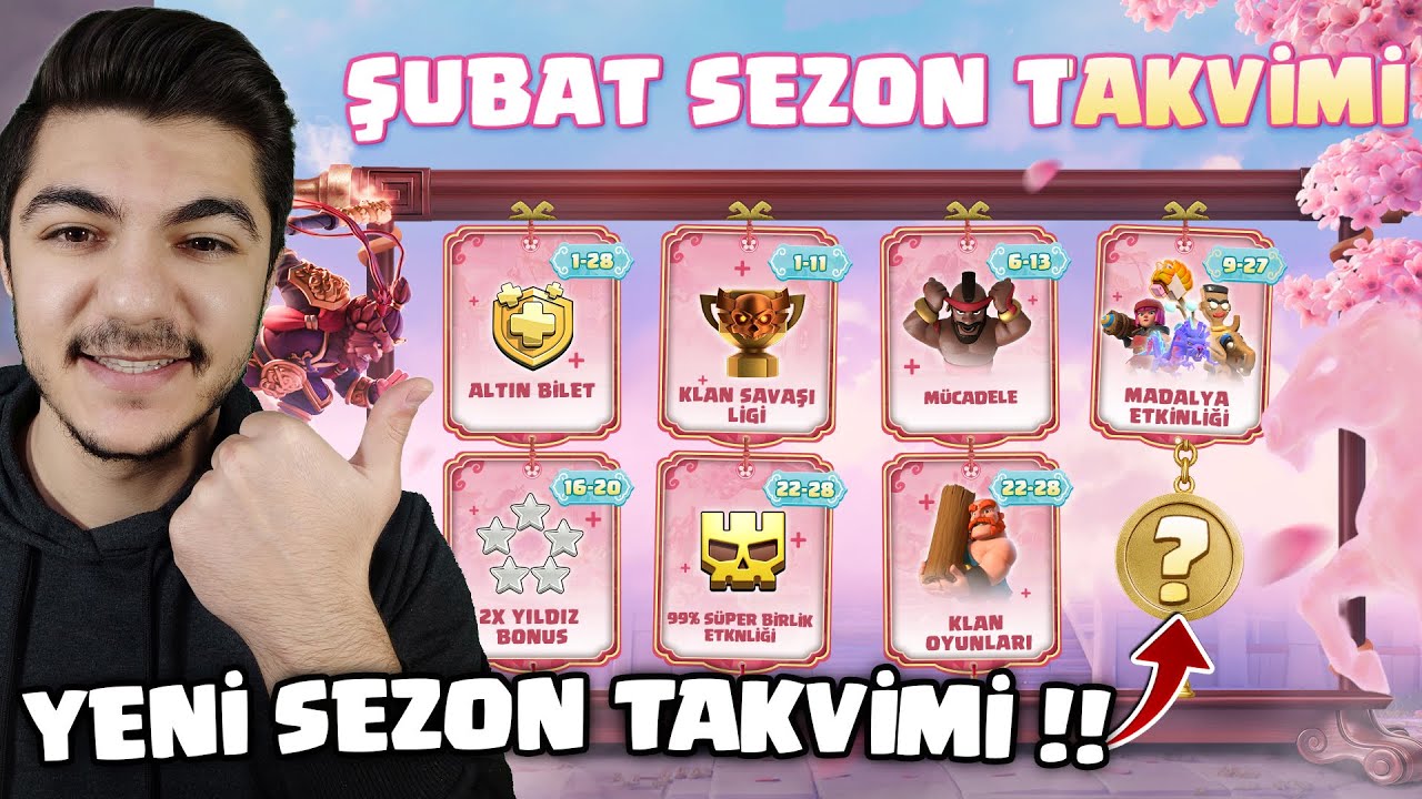YENİ SEZON TAKVİMİ !! ÇİN YENİ YILI SEZONU GELİYOR !! - Clash Of Clans