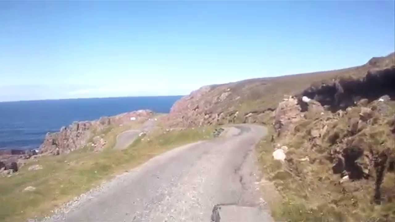The road to Rubha Reidh lighthouse