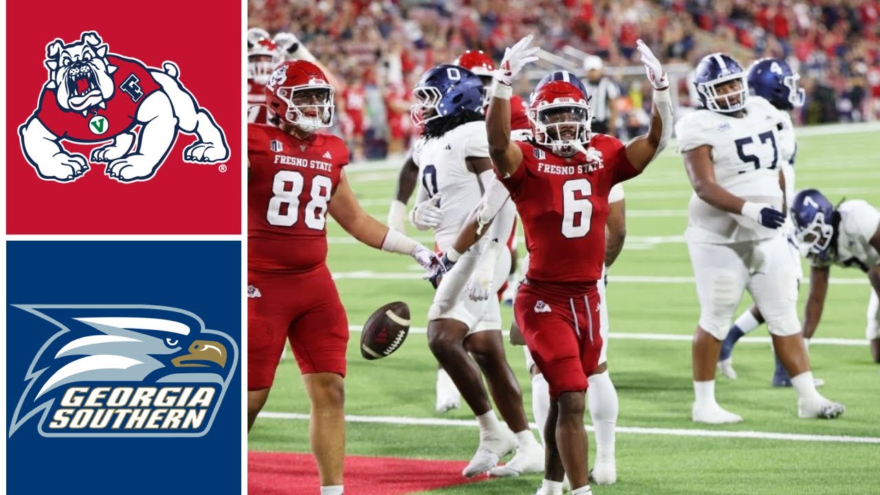 Fresno State vs Georgia Southern Highlights | FBS Week 1 | 2025 College Football
