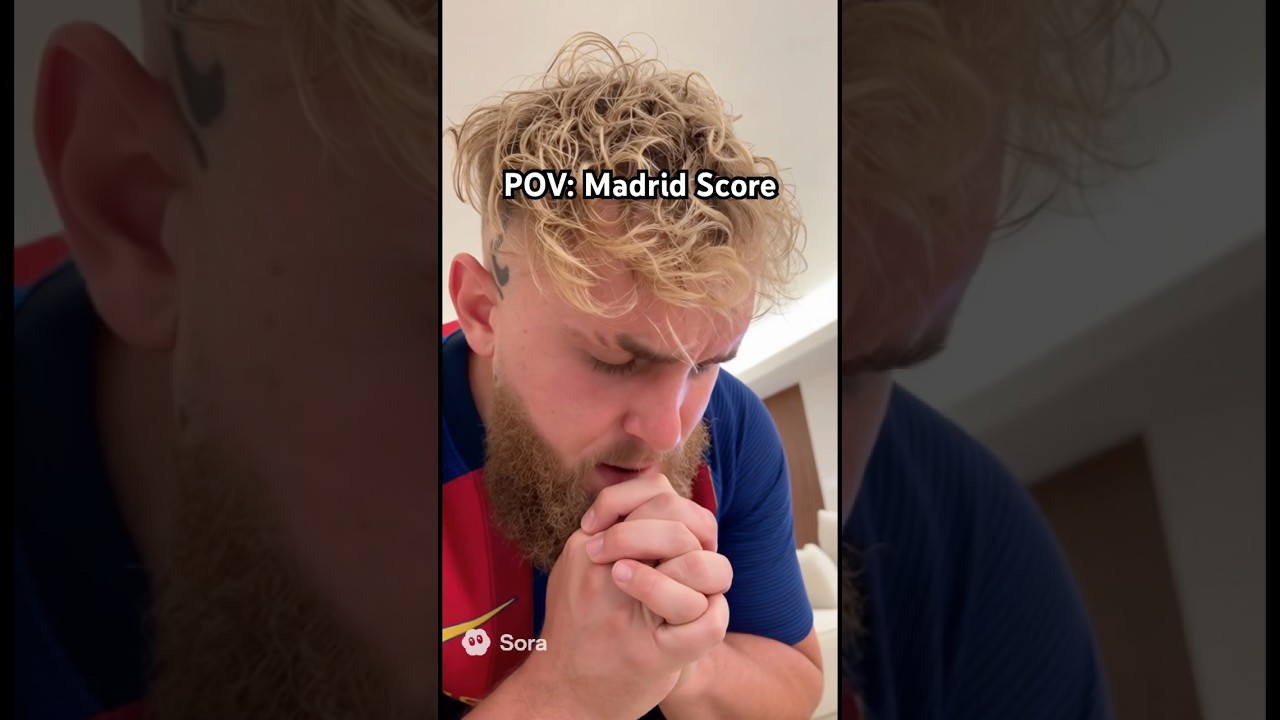Reaction to Madrid goal vs Barcelona #realmadrid #barcelona #mbappe #laliga #realmadridbarcelona