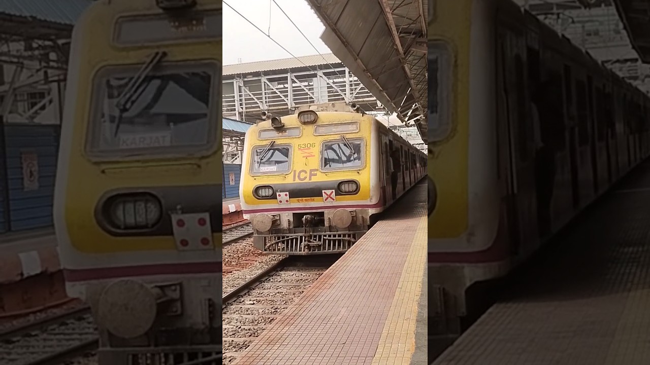 mulund railway station train video #trainvideo #shorts #mulund