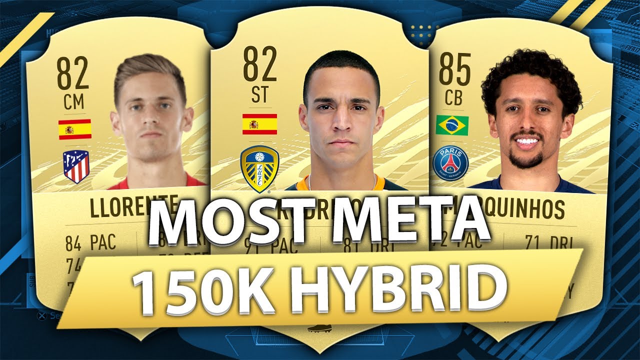 MOST META 150K HYBRID POSSIBLE w/ RODRIGO! FIFA 21 SQUAD BUILDER