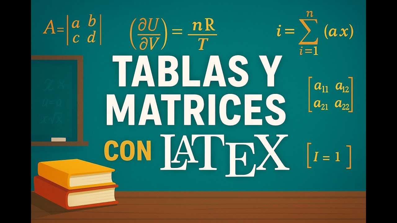 Tutorial de LaTeX 4: Tablas y matrices con LaTeX
