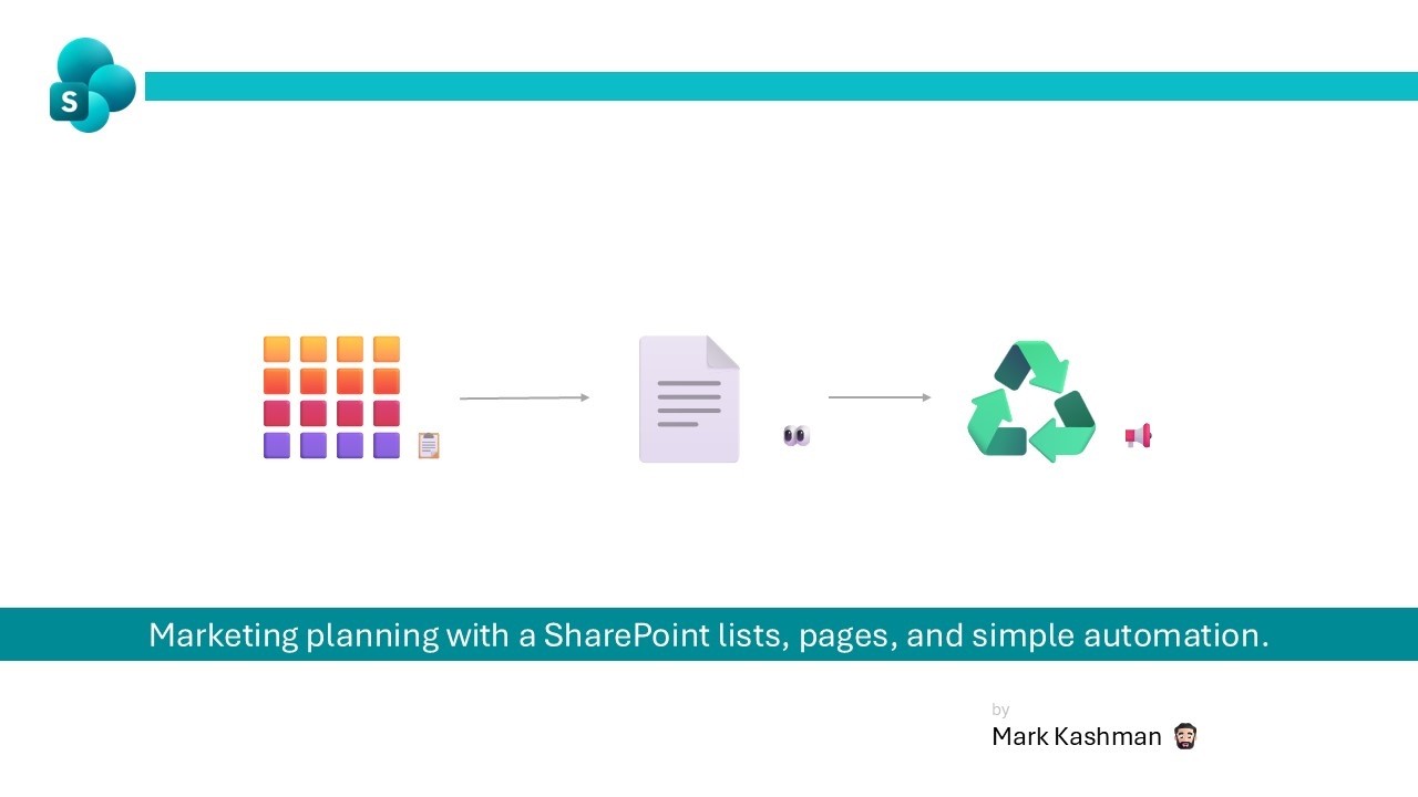 SharePoint Hackathon 2026: Marketing planning with a SharePoint list, pages, agent, and automation