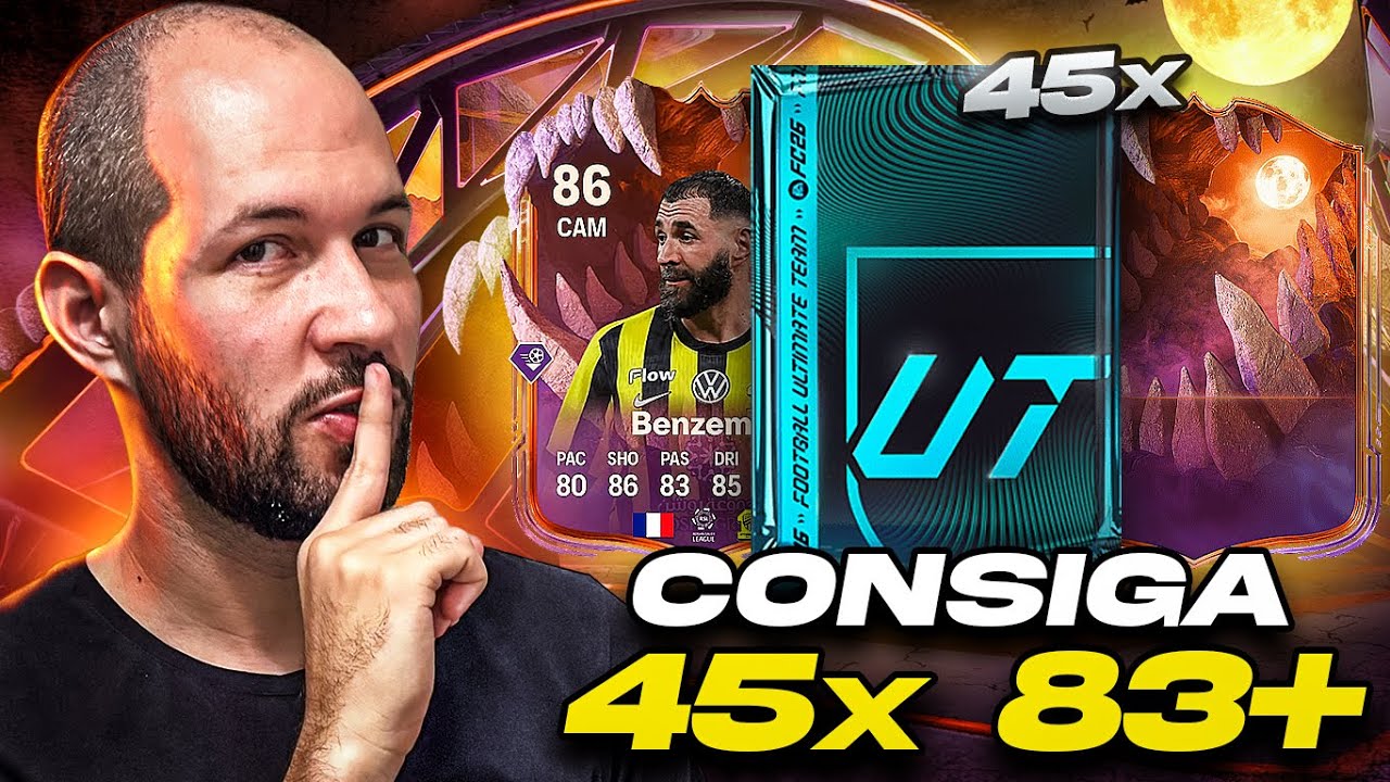 FC 26 | CONSIGA 45 CARTAS 83+💥O SEGREDO DA COPA DO BENZEMA