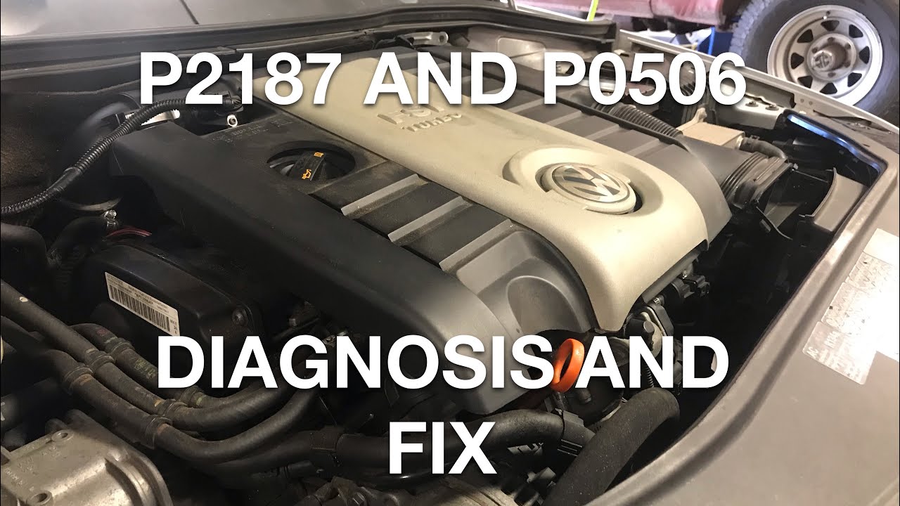 Диагностика и устранение неисправностей Volkswagen P2187 и P0506 (08583 и 01286)