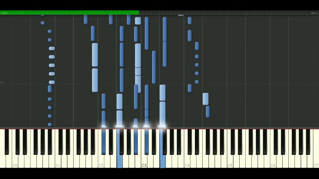 Eros Ramazzotti - Quanto amore sei [Piano Tutorial] Synthesia | passkeypiano