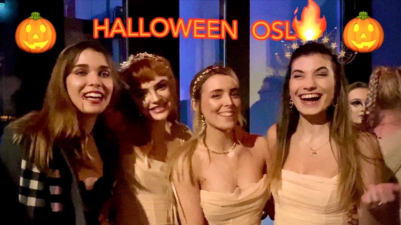 Oslo Norway HALLOWEEN NIGHT 4K 🎃 2021 #osloelsa67