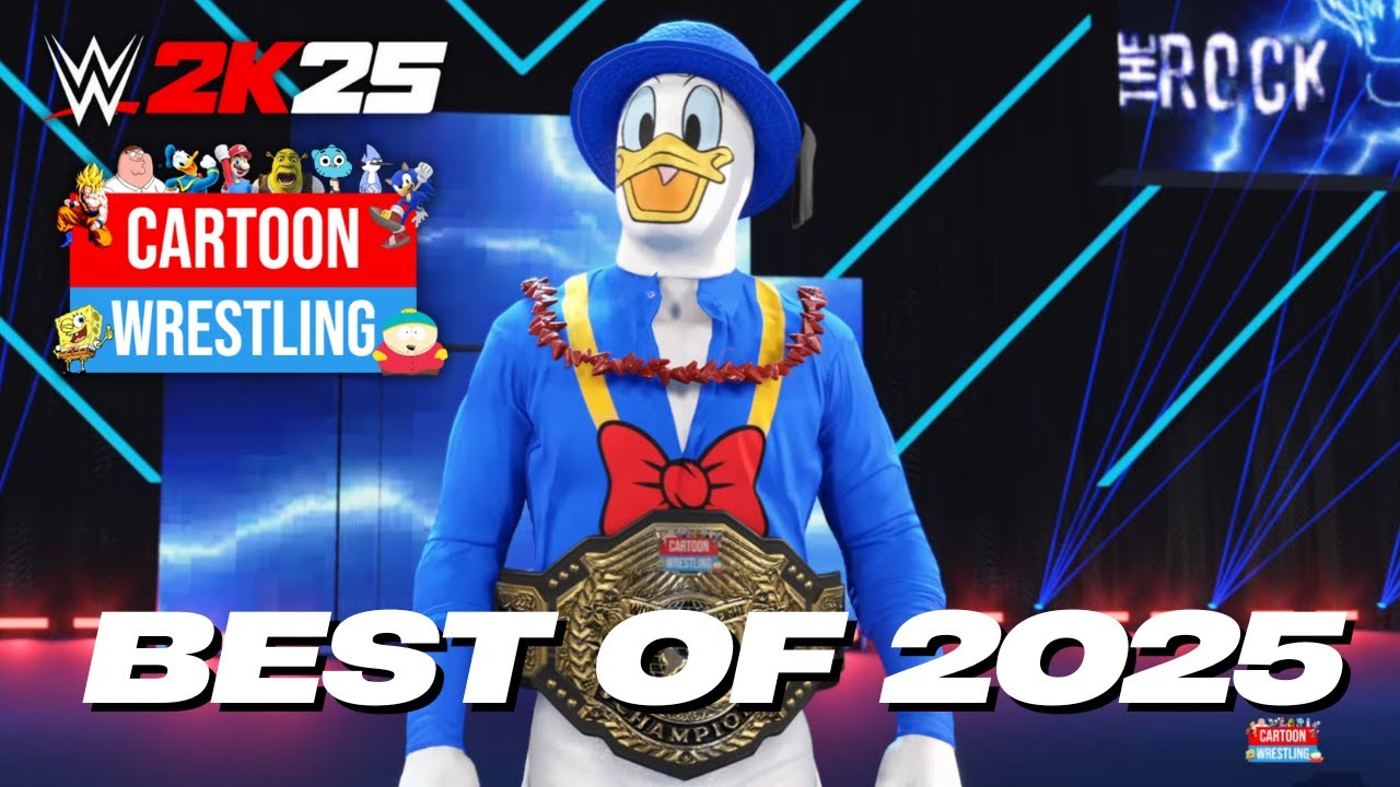 Лучшие мультяшные рестлинг-игры 2025 года! Режим «Вселенная» WWE2K25.