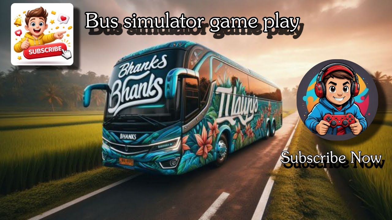 Bus simulator indonesia game| Bus Game 🎮|Indonesia Bus simulator| New trending Game Video 