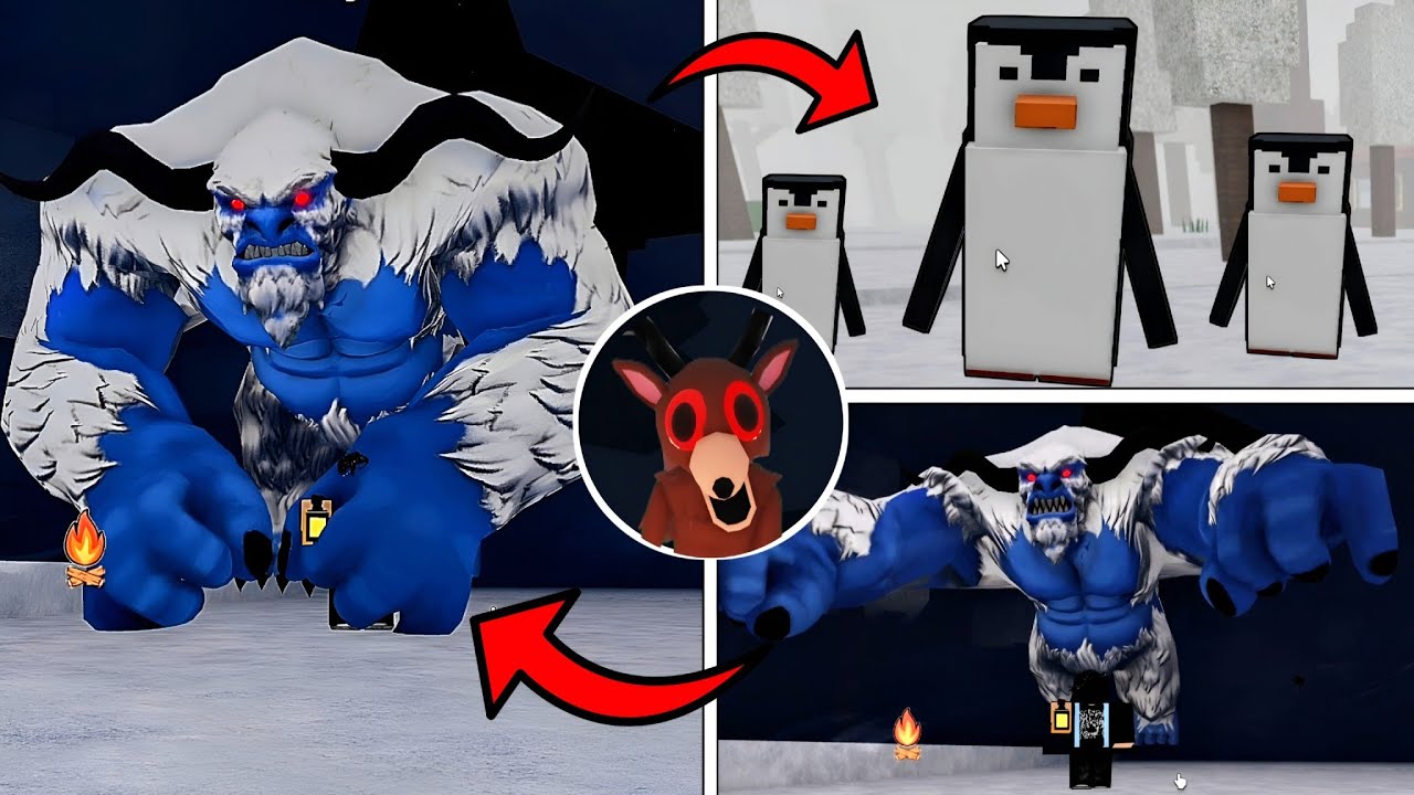 99 Nights In The Forest - Arctic New Monster Yeti + Penguin Jumpscares | Gameplay 