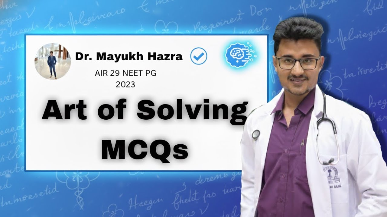 How Toppers Solve MCQs| Art of Solving MCQs | #inicet #neetpg #fmge