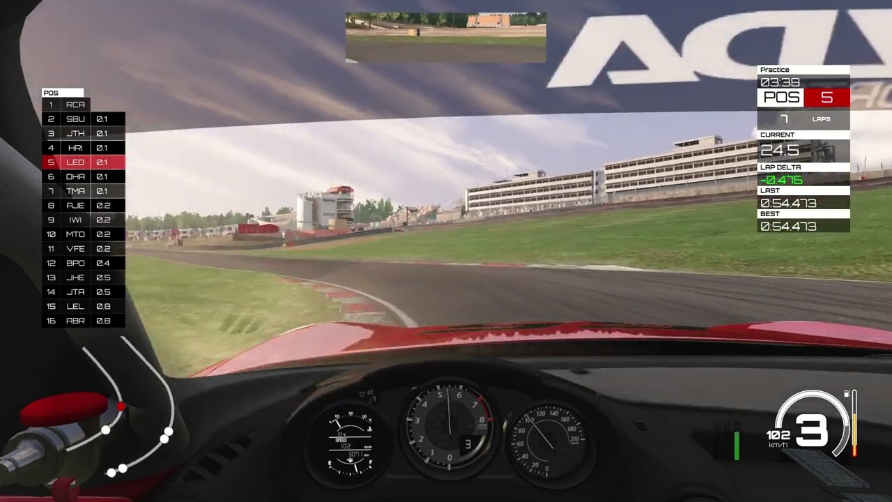 Pole lap Mazda Mx5 CUP Brands Indy circuit 